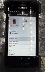 ZEBRA TC210K TC210K-01A222-NA Android Mobile Barcode Scanner /w Battery