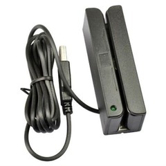 USB MSR90 3 Tracks Hi‑Co Magnetic Stripe Credit Card Reader New