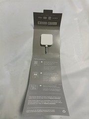 Square Credit Debit Card Reader 3.5mm Headphone Aux Jack White iPhone Android