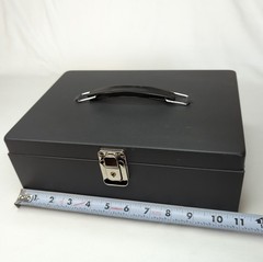 Metal Cash Box With Lock And Keys