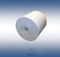 3″ x 190′ Bond Kitchen Printer Receipt Paper Rolls, 70 Rolls