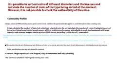 Coin Clearing MachineGame Coin Counting MachineCoin Counting Machine Tool