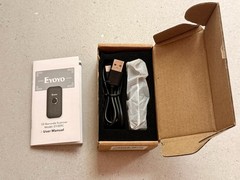 Eyoyo EY-009L Mini 1D Barcode Scanner Bluetooth 2.4G Wireless USB Pocket Black