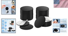 NFC Tags for Smart Solutions – 30 Pcs Round Black NTAG215 Stickers with Adhesive