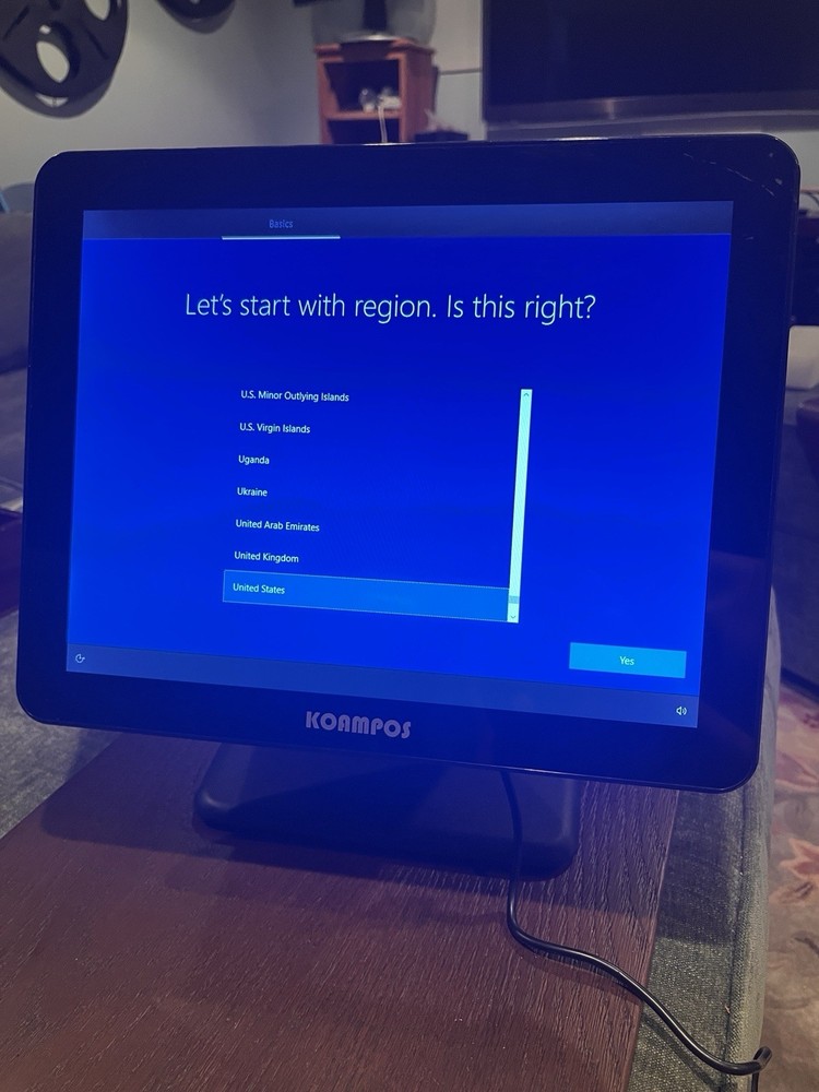 KOAMPOS KMS609D Dual Screen POS System i5/8GB/128GB Windows 10 Pro – Tested