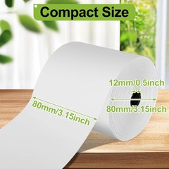10 Rolls 3 1/8 X 230 Thermal Paper Plus POS Receipt Paper 3.125 Inch Wide Roll