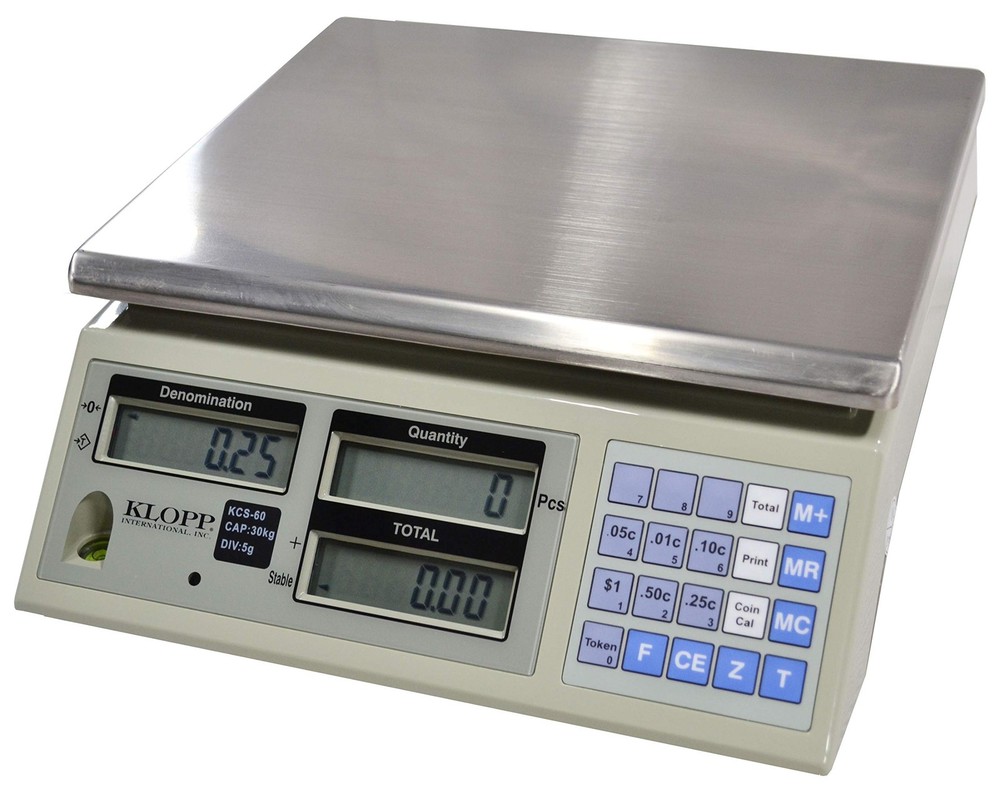 KLOPP: KCS-60 Coin Counting Scale