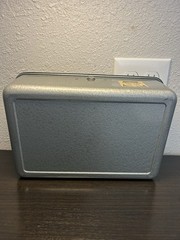 Vintage Standard Federal Savings Silver Metal Cash/Utility Box Free Shipping