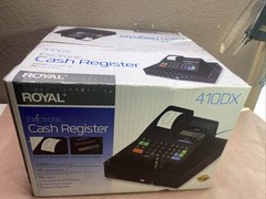 Royal 140DX Electronic Cash Register with Automatic Tax Computation , Black