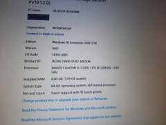 Oracle MICROS Workstation 6 650 Intel Core i5 1.8 ghz 8gb RAM 256GB SSD HD WIN10