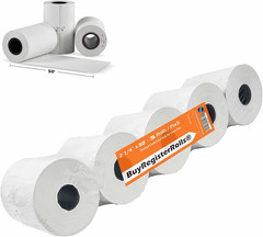 (5 Rolls) 2 1/4 X 50 Thermal Paper Rolls Verifone Vx520 Ingenico ICT220 ICT250 F