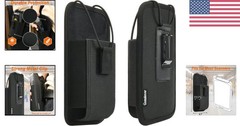 Heavy-Duty Portable Scanner Holster with Secure Belt Clip for Handheld Devices