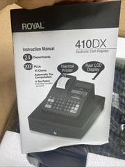 Royal 140DX Electronic Cash Register with Automatic Tax Computation , Black