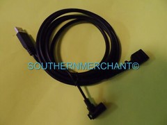 VeriFone VX805/VX820/P200/P400 USB 2M Cable CBL-282-045-01-A plus Power Adapter