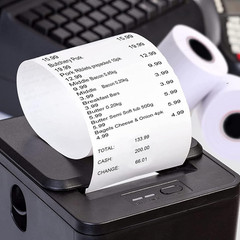 2 1/4” X 50′ Thermal Receipt Paper 50 Rolls, 2.25X50Ft Receipt Roll Cash Regist