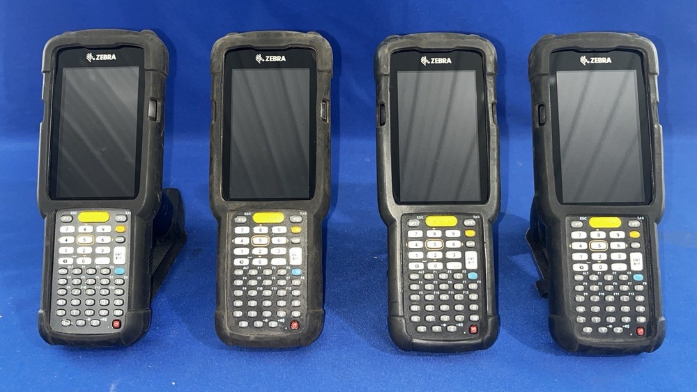Zebra MC330K Android Handheld Gun Trigger Barcode Scanner No Battery – Lot of 4