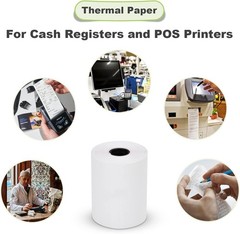 Biodegradable Thermal Receipt Paper: 10 Rolls, 2 1/4″ x 50′