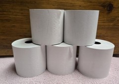 Receipt Paper, 2.25 Inches X 165 Feet Roll, 5 Rolls