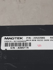 MagTek MICR MINI RS232 Dark Gray MICR Reader – Used
