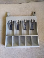 Sharp XE-A110 Electronic Cash Register Parts: Locking Cash Drawer No Key