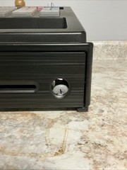 Sharp XE-A107 Black Electronic Cash Register PGM Key & Power Cord