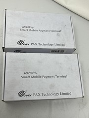 Lot Of 2,PAX A920 Pro SmartPOS Android Payment Terminal Card Reader