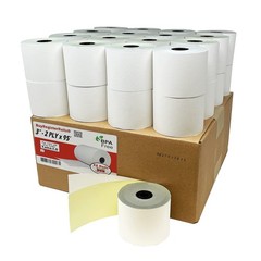 (32 Rolls) 2 Ply Carbonless Rolls 3″ X 95 Feet White/Yellow Receipt Paper POS…
