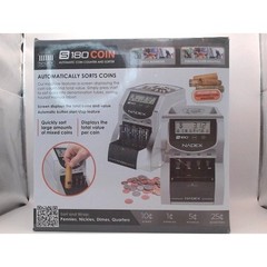 Nadex S180 Digital Coin Counter Sorter and Wrapper, BRAND NEW IN BOX