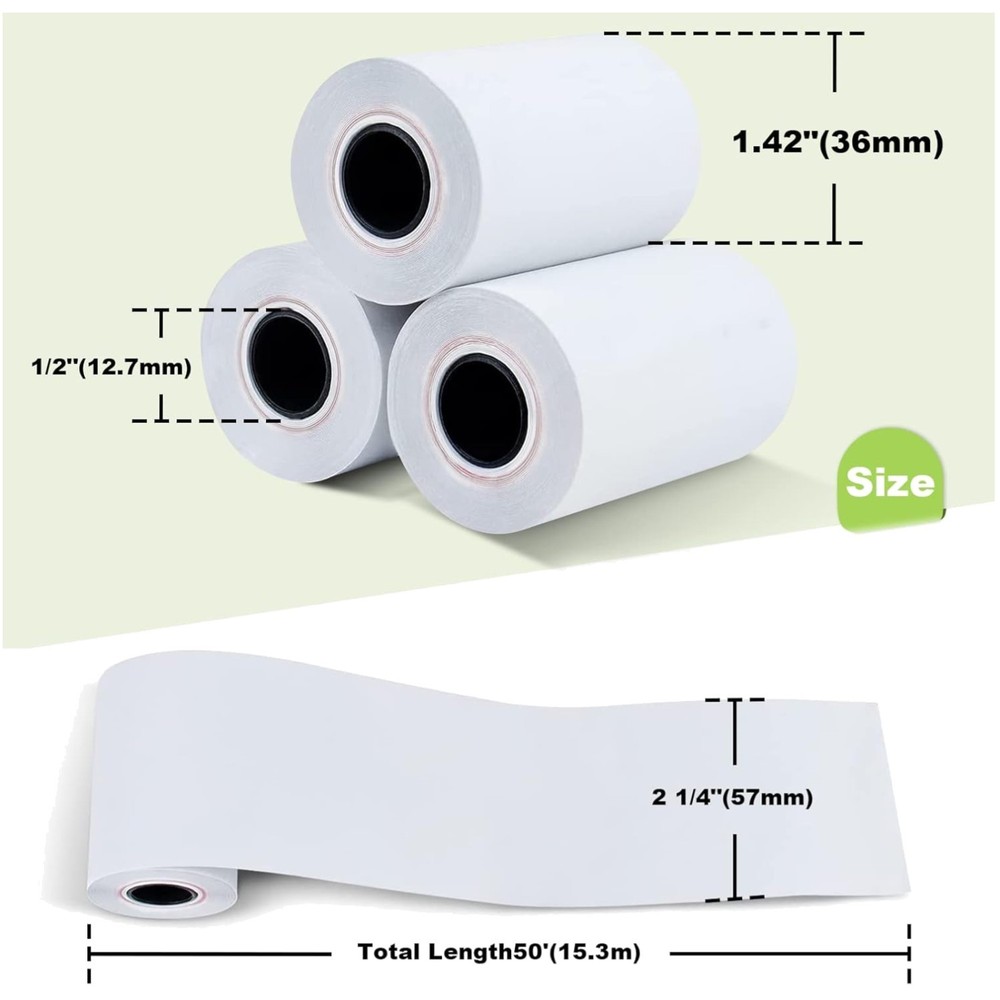 Thermal Paper for Clover, First Data – 100 Rolls