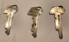 TEC Cash Register Keys – Set of GTX – L2301, GTZ – L2302, SET 5L11107
