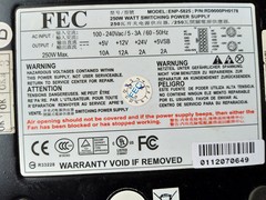 1pc Used FEC ENP-5825 250W 14-pin POS Machine Switching Power Supply