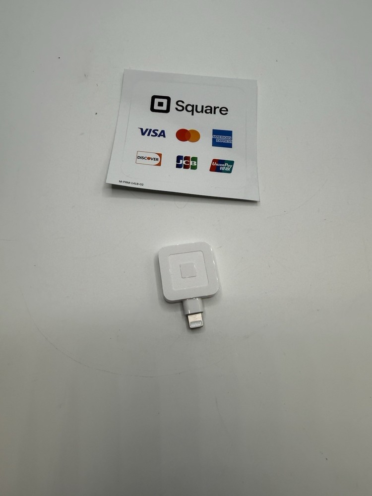 Square Credit Card Reader for Magstripe Lightning Connector for iPhone (No Box)