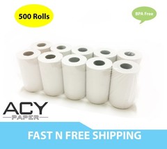 ACYPAPER, 2 1/4″ x 50′ Thermal Paper, (500 Rolls), FREE TWO DAY SHIPPING
