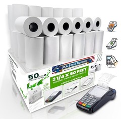 PM Company Thermal Paper Receipt Rolls – BPA-Free Receipt Paper for Credit Card