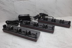 3 LOT Honeywell CN85-CB-CNV-1 4x Mobile Computer Charge Base CX80-CB w/ Adapter