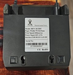 LINGA POS BEN-SUEBT Thermal Receipt Printer USB RS232 LAN BT 79.5mm