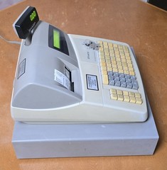 Sharp Electronic Cash Register Model ER-A410 Keys Very Clean Tested Works Great!
