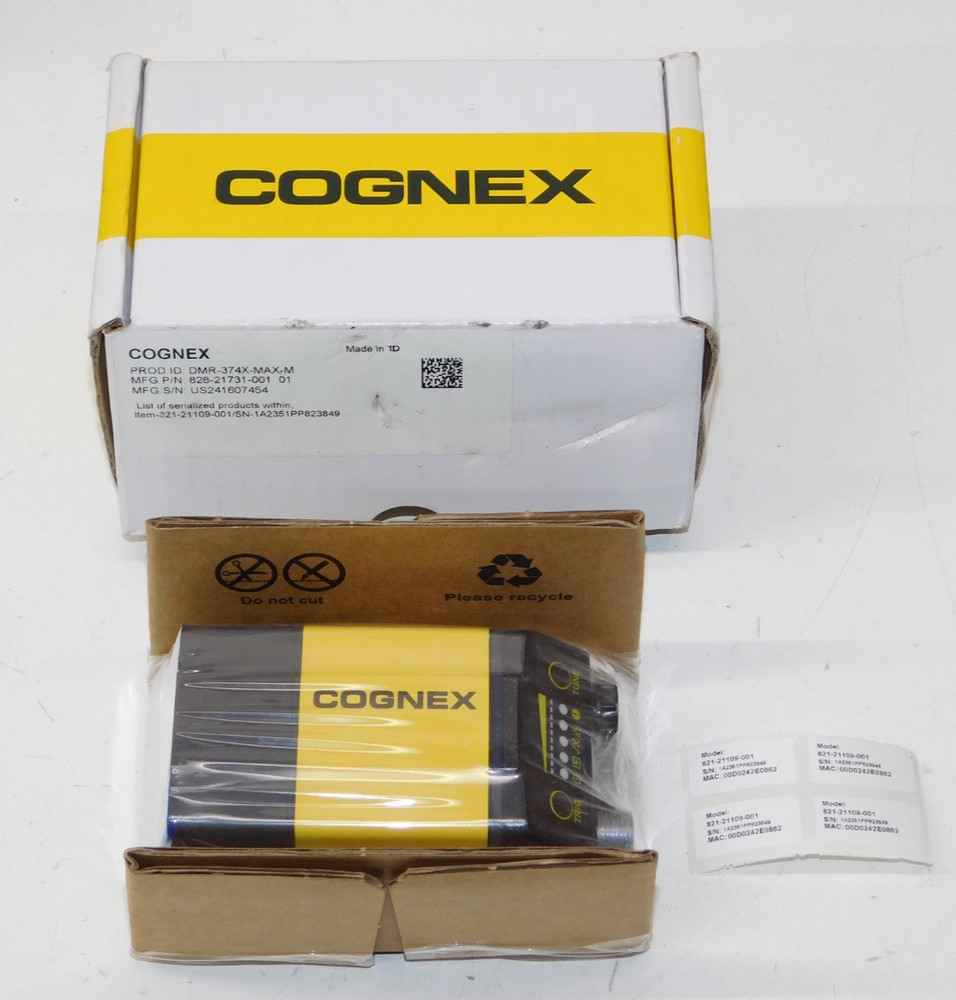 New Cognex DMR-374X-MAX-M DataMan Barcode Scanner Reader 828-21731-001 DM374X-M