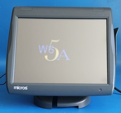 Micros Workstation 5A System Unit PN: 400814-101J – with Table Stand ORACLE POS