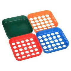 COIN SORTING TRAYS 4 TRAYS AND 40 COIN WRAPPERS INCLUDED POUR & SHAKE, NEW