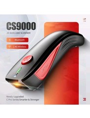 NETUM CS9000 Bluetooth QR Code Scanner Upgraded Wireless Barcode Scanner with Ho