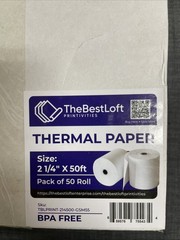 32 Rolls Thermal Paper 3 1/8″ x 190′ POS Cash Register Rolls BPA Free