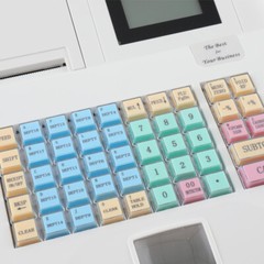 48Keys LED Cash Register Commercial Cash Register Printer for Retail Restaurant