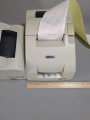 Lot of 2 Epson TM-U220PD Receipt Printer M188D No Power Adapter Tested Working