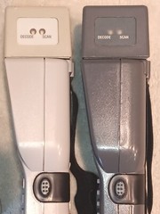 LOT OF 2 SYMBOL PDT3140 MOBILE PORTABLE HANDHELD SCANNER