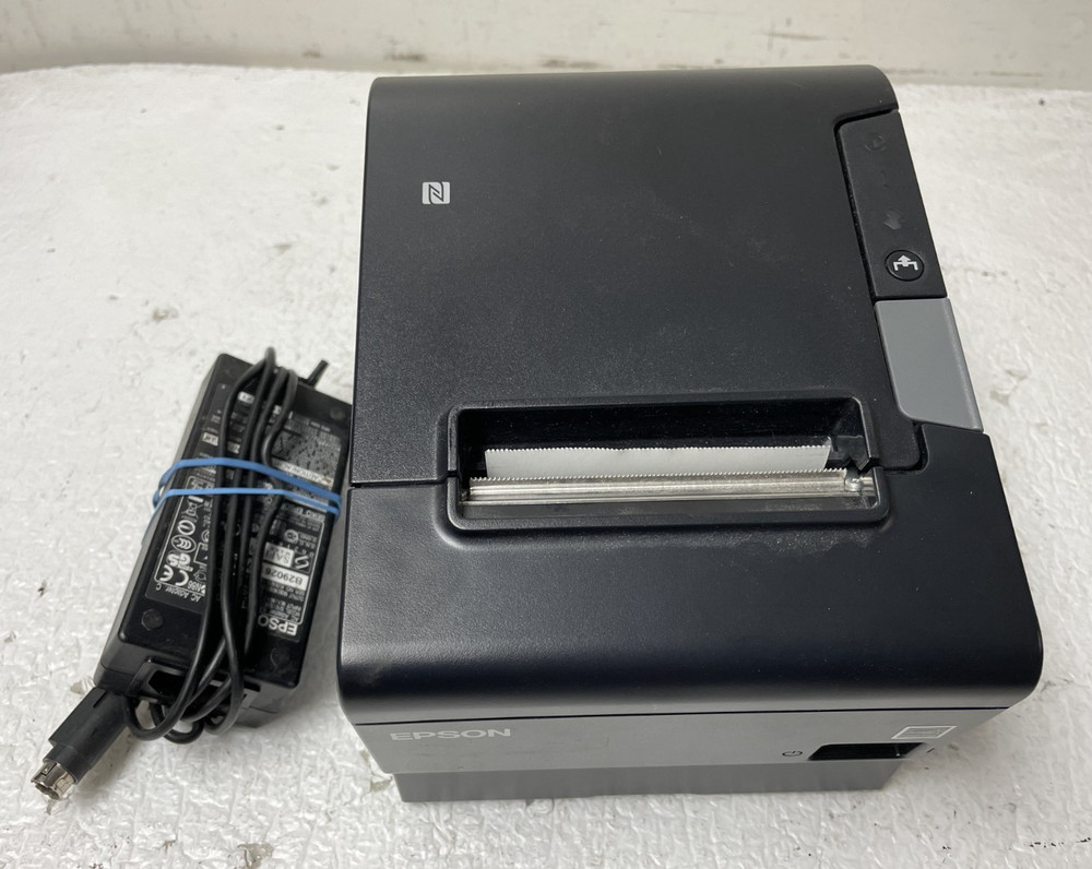 Epson TM-T88VI Model M338A Thermal POS Receipt Printer w/ Power Cord