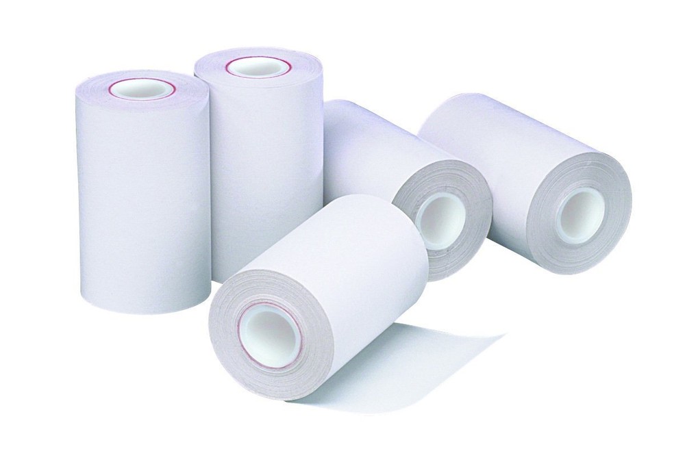 PM Company POS/Cash Register One-Ply Thermal Rolls, 2-1/4 x 55 Feet, 10Rolls per