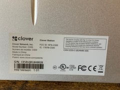 Clover station c 500 pos system ( used 3 months)