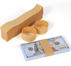 Kraft-200 Pcs Money Bands for Cash, Self-Adhesive Currency Straps for Bills t…