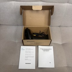 NADAMOO BUR3074 Wireless Barcode Scanner USB Receiver Cable Box
